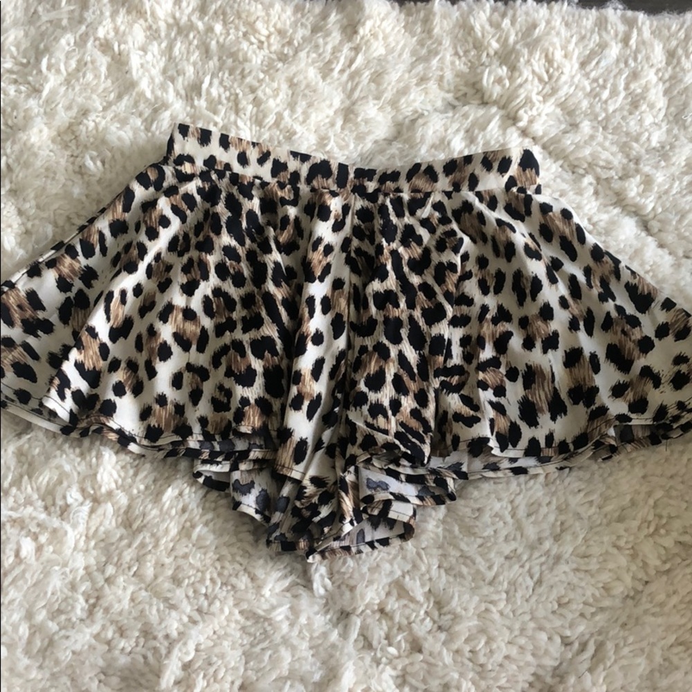Leopard shorts